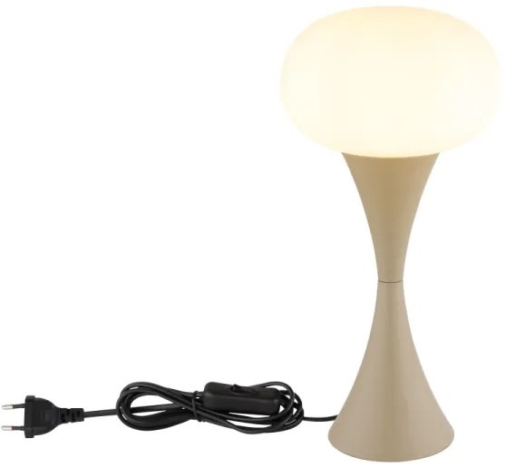 Globo 21027SA - Lampada da tavolo LULA 1xE14/25W/230V beige
