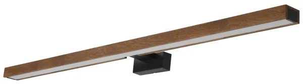 Brilagi-Illuminazione a LED per specchi da bagno WOODY MIRROR LED/15W/230V IP44 quercia/nero