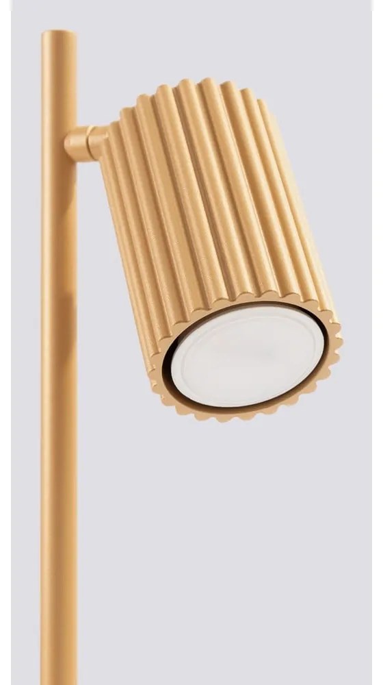 Lampada da tavolo dorata (altezza totale 43 cm) Gleam – Sollux