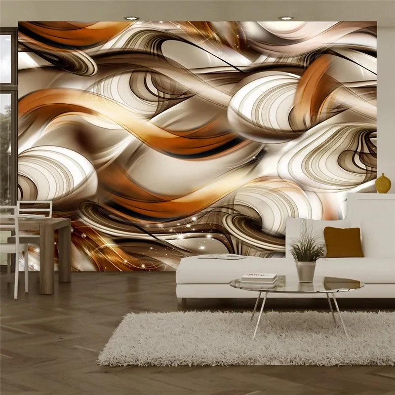 Fotomurale   Tangled Madness  Colore Marrone, Dimensioni e Misure 250x175