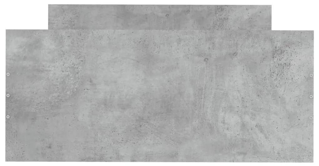 Giroletto grigio cemento 100x200 cm in legno multistrato