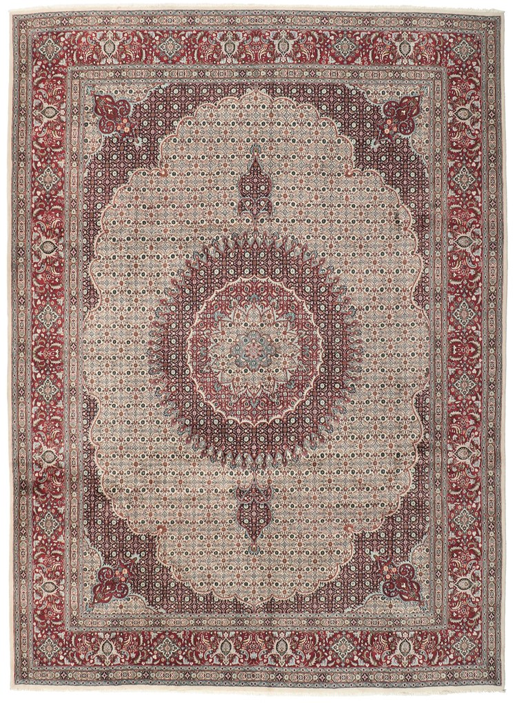 Moud Tappeto persiano 390x300 (Iran) Annodato A Mano