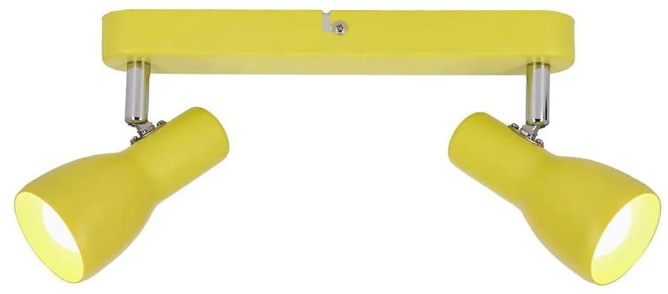 Luce Spot PICARDO 2xE14/40W/230V giallo