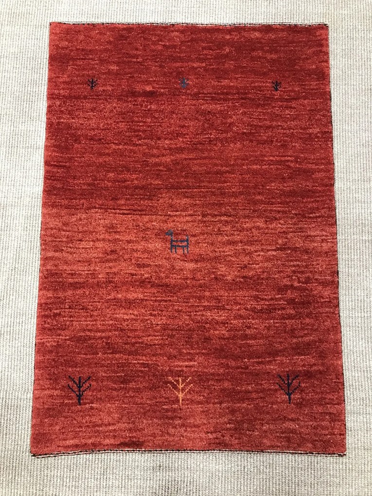 Gashguli Tappeto persiano 110x70 Rosso (Iran) Annodato A Mano