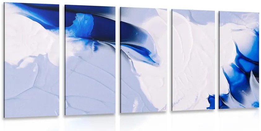 Quadri 5 pezzi – Pittura artistica a tre colori