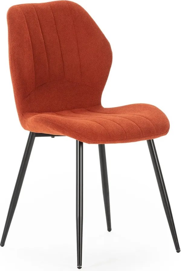 Set di sedie da pranzo color mattone 4 pz pezzi Milu - Marckeric