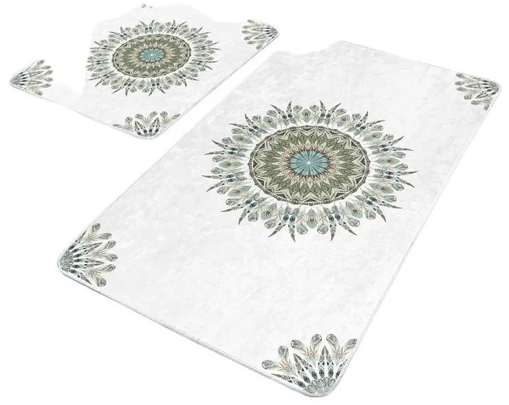 Tappetini da bagno bianchi in set da 2 60x100 cm - Mila Home