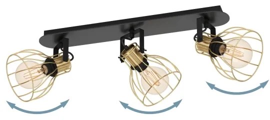 Eglo 900384 - Luce Spot SAMBATELLO 3xE27/40W/230V