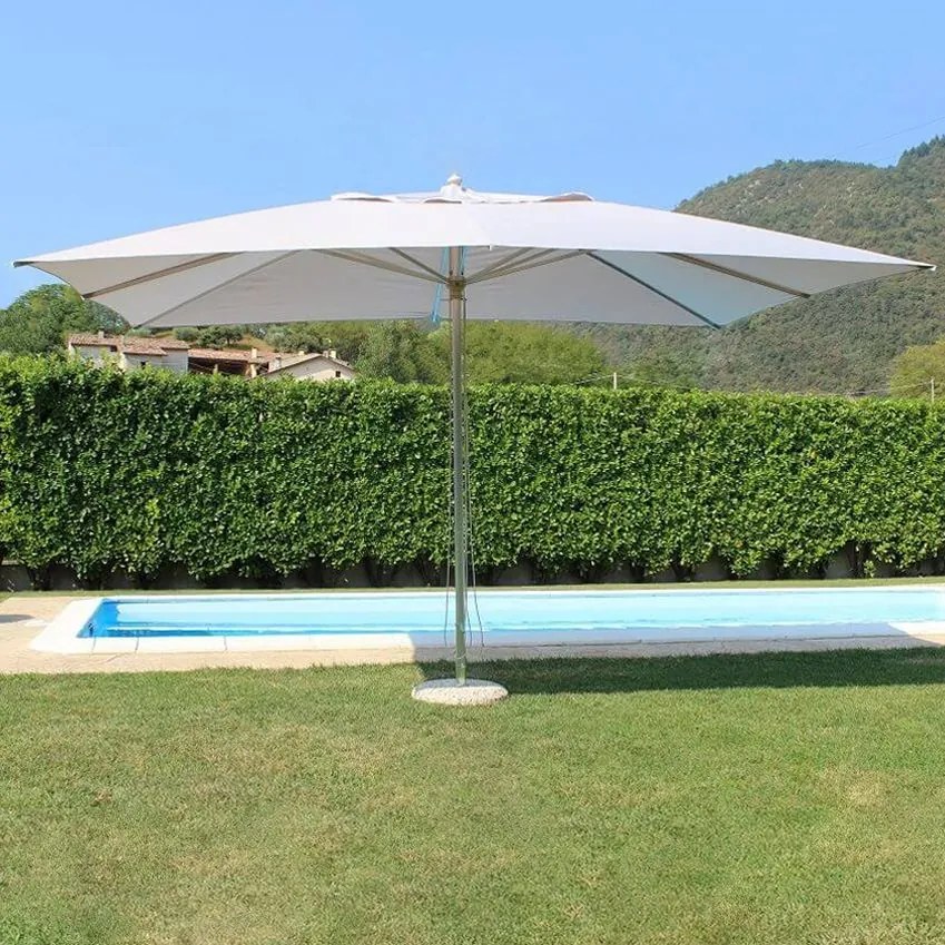 ACIS - ombrellone da giardino palo centrale in alluminio 3 x 4 m