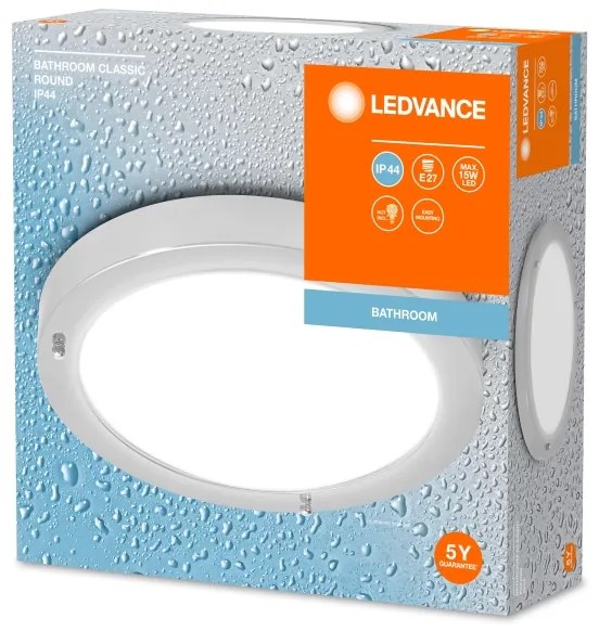 Ledvance - Plafoniera da bagno BATHROOM CLASSIC 1xE27/15W/230V IP44