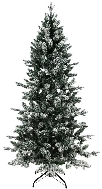 Albero di Natale artificiale innevato Kirkwall verde H 150 cm x Ø 80 cm