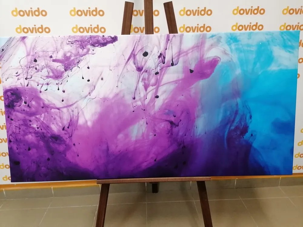 Quadro su tela – Astrazione viola magica