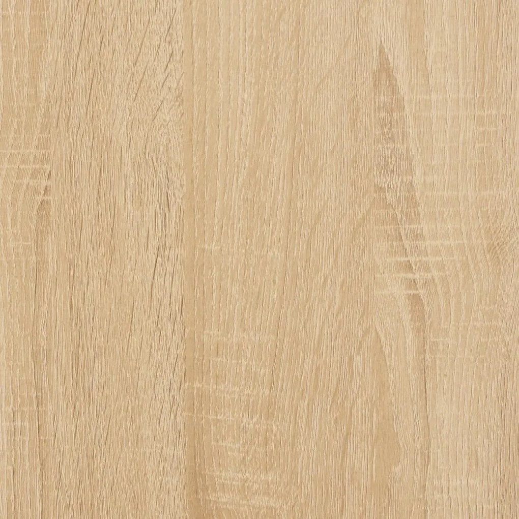 Panca Portaoggetti Rovere Sonoma 42x42x45 cm Legno Multistrato