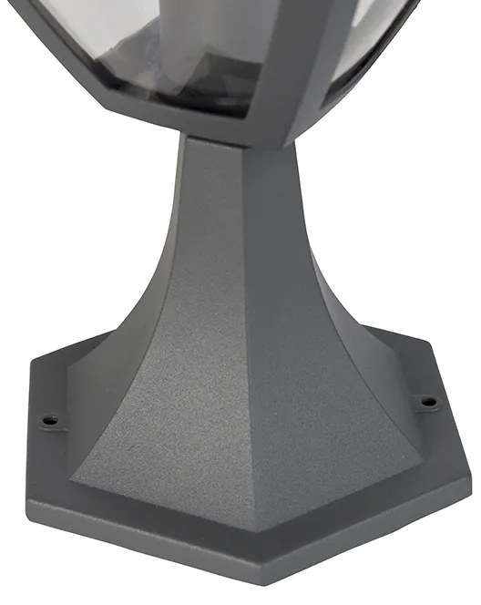 Lanterna da esterno moderna base grigio scuro - Platar