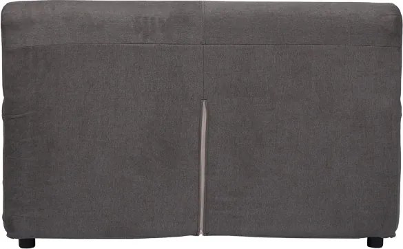 Divano 2 posti in tessuto sfoderabile VERONA 150 cm tinta unita Grigio scuro