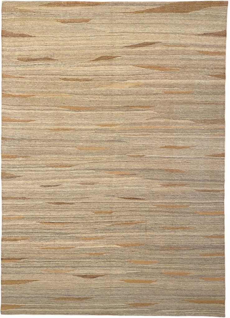 Kilim Tappeto 240 x 170 Giallo (Iran) Tessuto A Mano