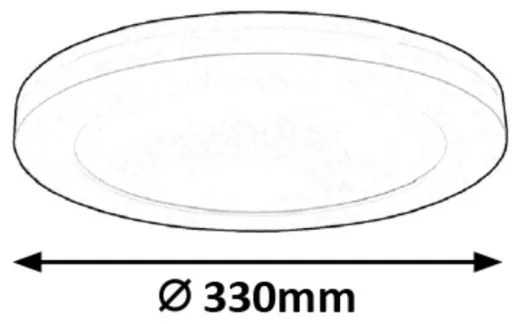 Rabalux 1492 - Plafoniera LED con sensore LED/30W/230V