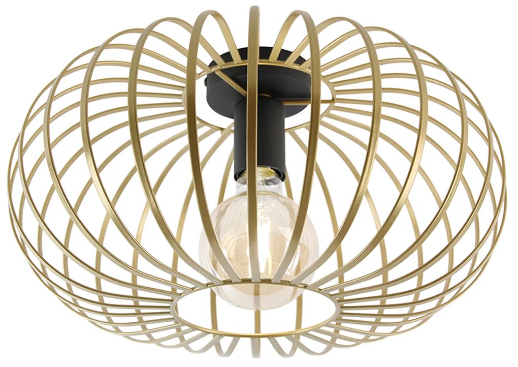 Lampada da soffitto intelligente oro 39 cm incl. Wifi G95 - Johanna