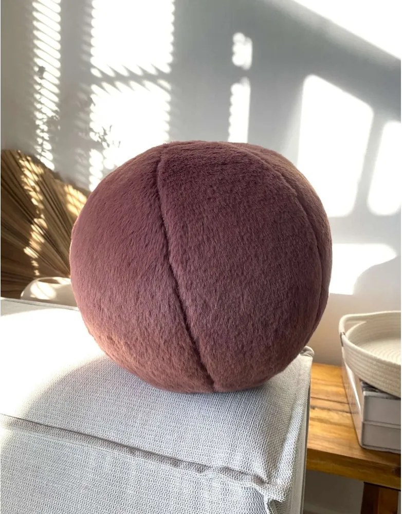 Cuscino decorativo in micropile ø 25 cm Top – Mioli Decor