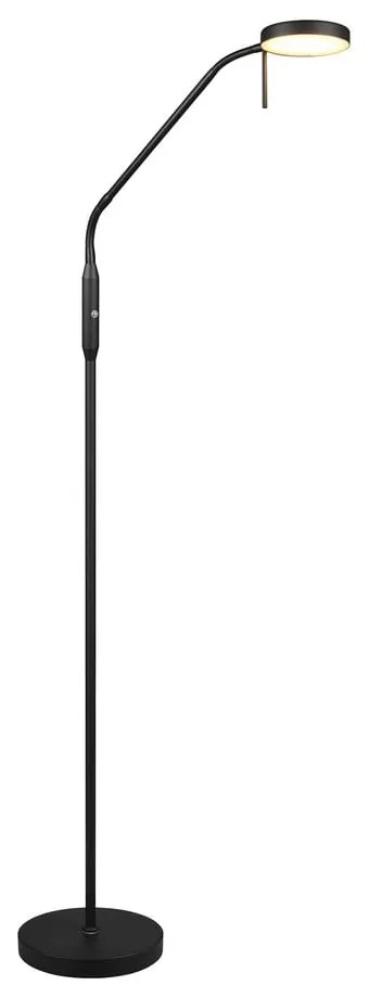 Lampada da terra nera (altezza totale 160 cm) Moreno – Reality