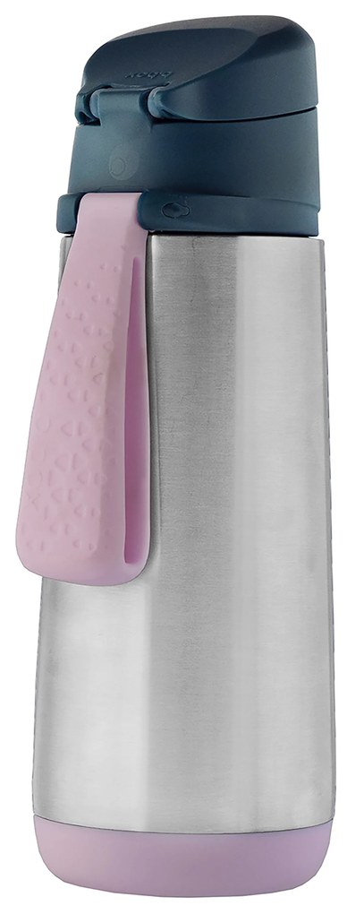 Bottiglia termica Sport 500 ml – indaco/rosa