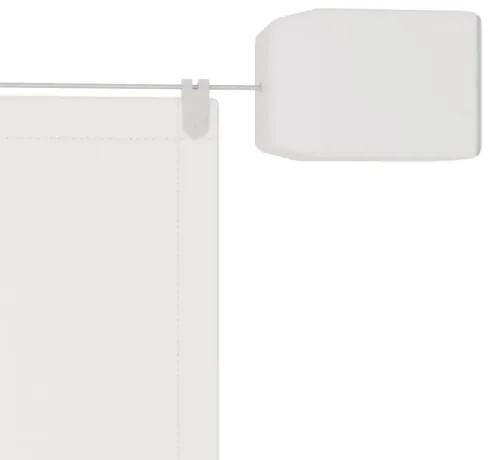 Paravento Verticale Bianco 180x600 cm Tessuto Oxford