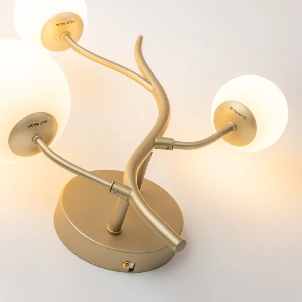 Brilagi - Applique a LED MISTEL 3xG9/3W/230V oro/bianco