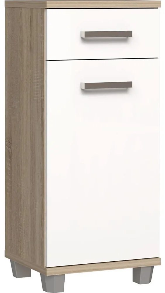 Mobile da bagno VENOM bianco/rovere Sonoma