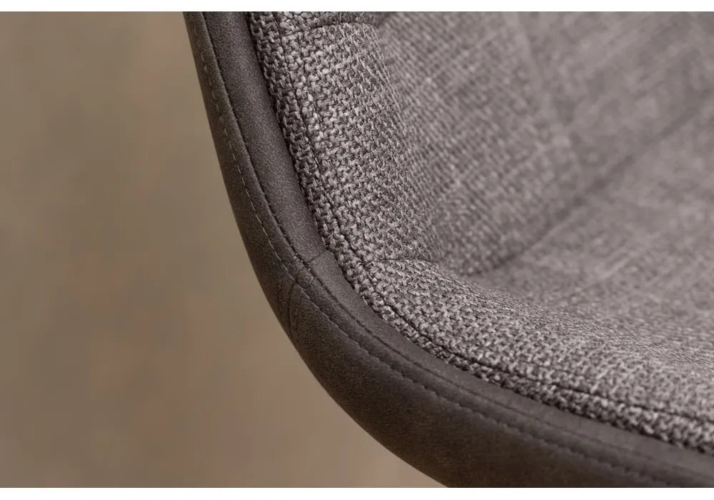 Sgabello da bar grigio con altezza regolabile (altezza della seduta 86 cm) Adisa – Actona