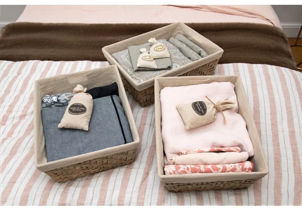 Cestino in giunco, 38,5 x 28,5 cm - Compactor