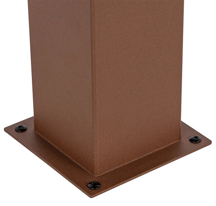 Lampada da esterno a stelo intelligente marrone ruggine 50 cm incl. Wifi P45 - Denmark