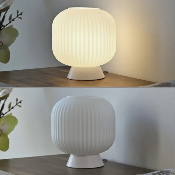 Schöner Wohnen 13573-16 - Lampada da tavolo NAMI 1xE27/25W/230V bianca
