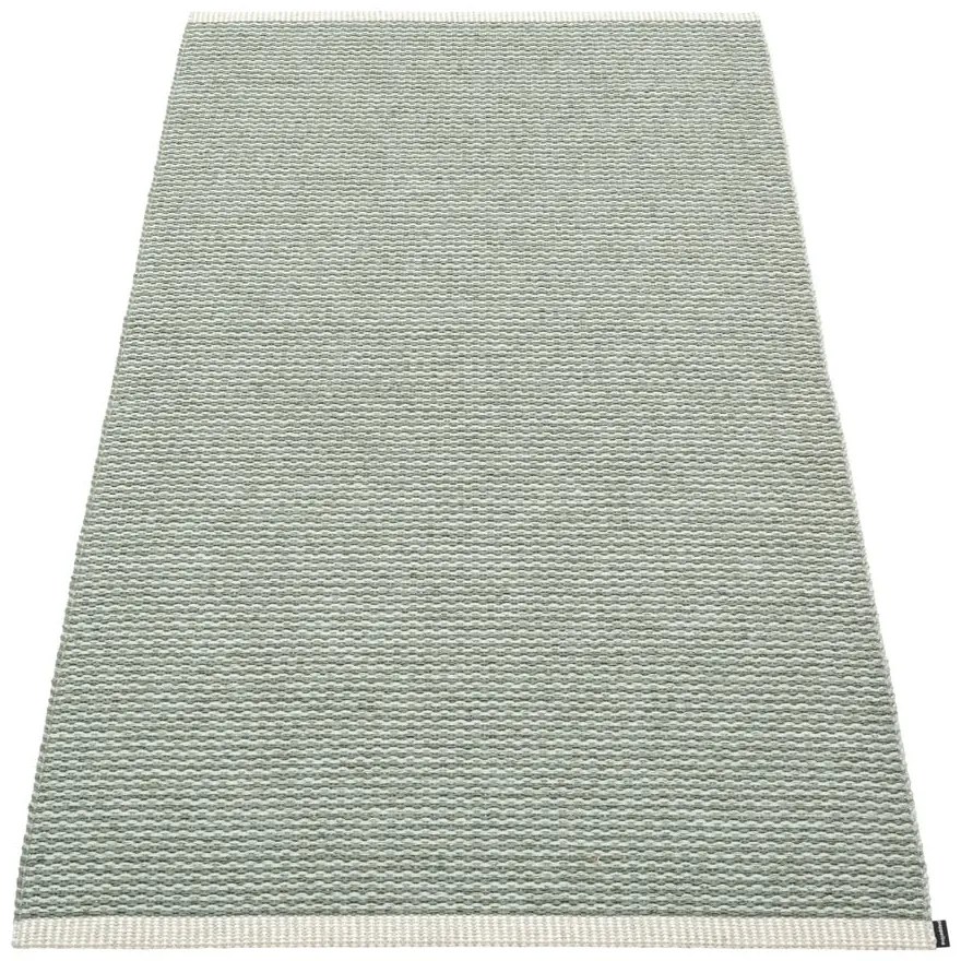Tappeto da interno/esterno verde chiaro 85x160 cm Mono Sage Army – Pappelina