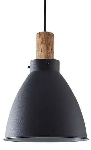 Lindby - Trebale Lampada a Sospensione Black/Wood Lindby