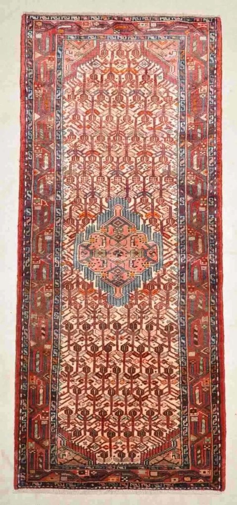 Tajabad Tappeto persiano 80x190 Beige (Iran) Annodato A Mano