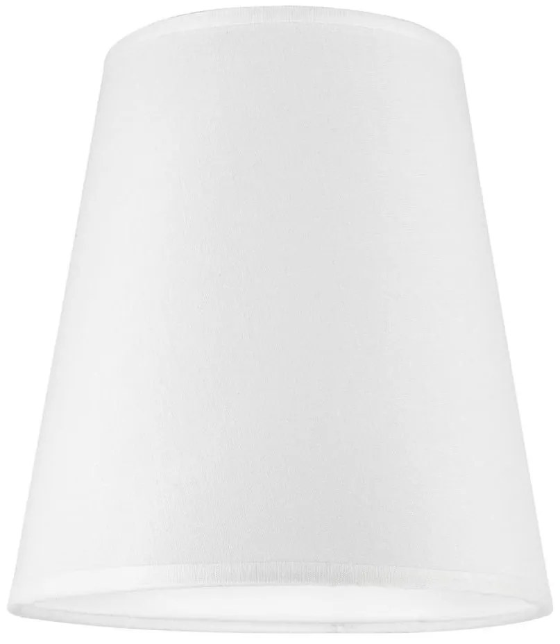 Paralume di ricambio ELLIE E27 diametro 15 cm bianco