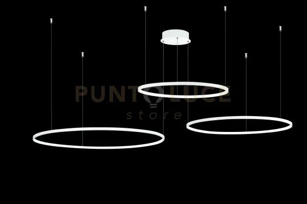 Sospensione multipla 3 led soel bianco 3000-4000k max 6720lm 113w d...
