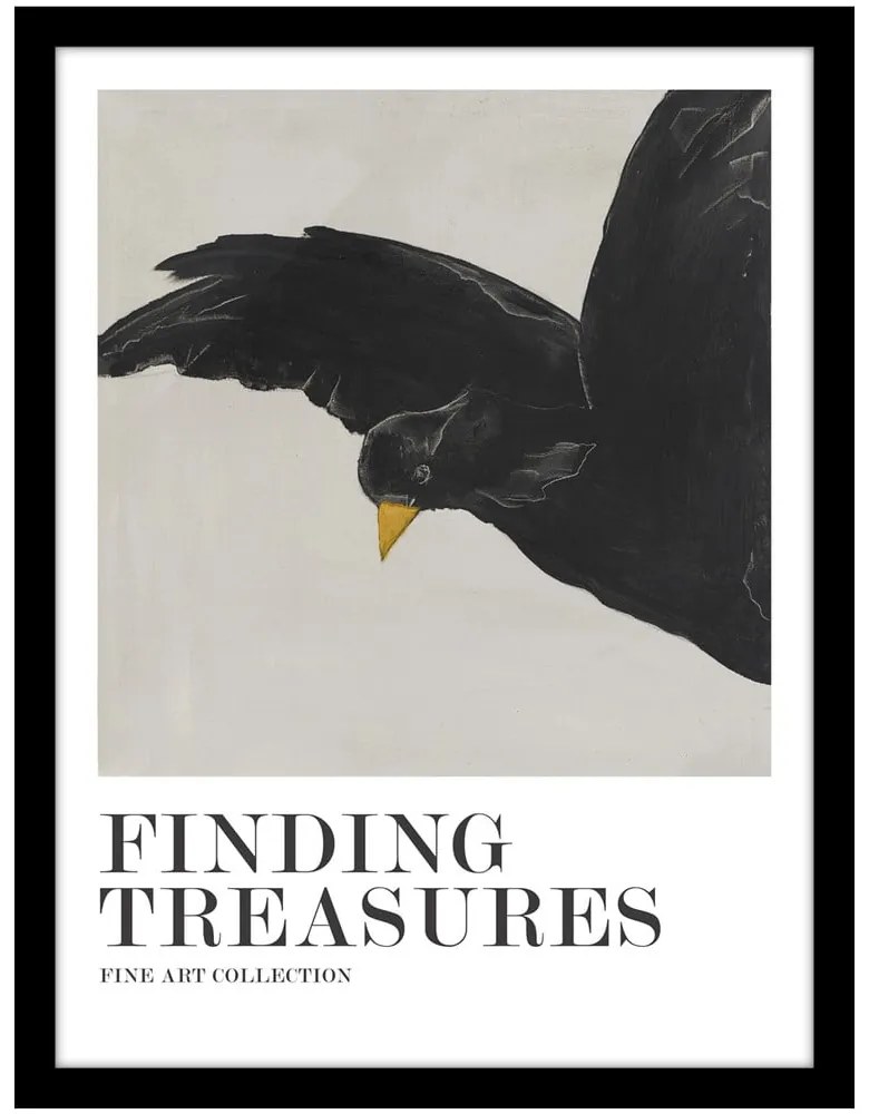 Poster in cornice 32x42 cm Finding Treasures - Malerifabrikken