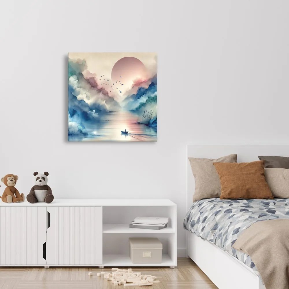 Quadro su tela – Tocco di cielo e terra