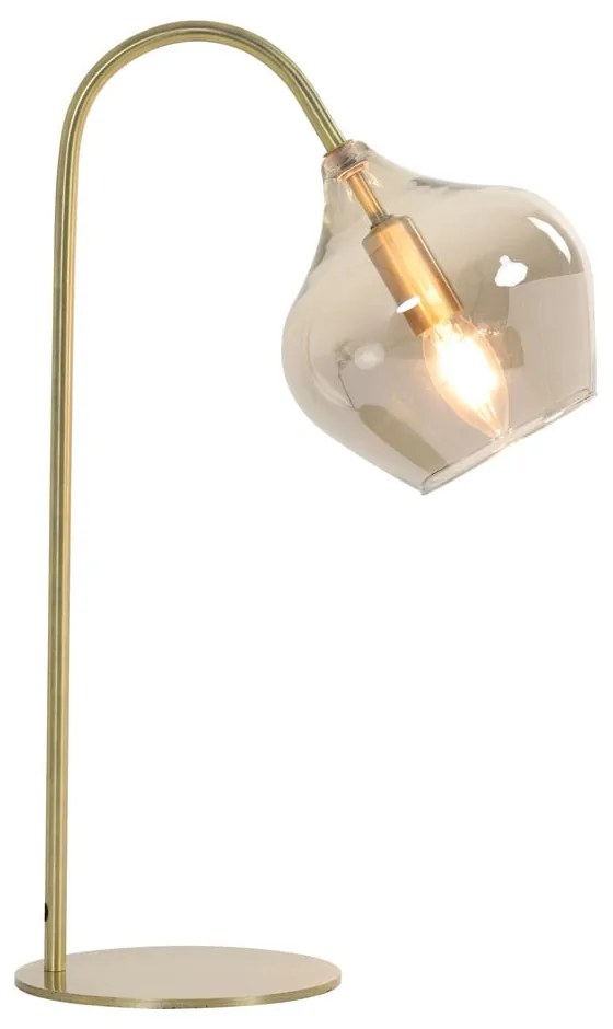Lampada da tavolo color bronzo (altezza 50,5 cm) Rakel - Light &amp; Living