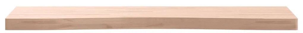 Piano per scrivania 100x(55-60)x4 cm legno massello di faggio