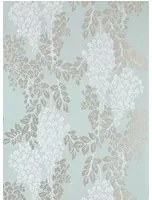 Farrow & Ball Carta da parati Wisteria - Theresa's Green/ Blackened/ Silver