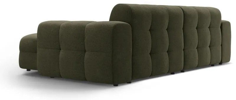 Divano angolare verde (con penisola a destra/con chaise lounge) Kendal – Micadoni