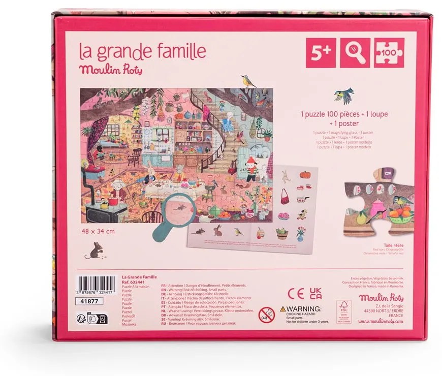 Puzzle La Grande Familie - Moulin Roty