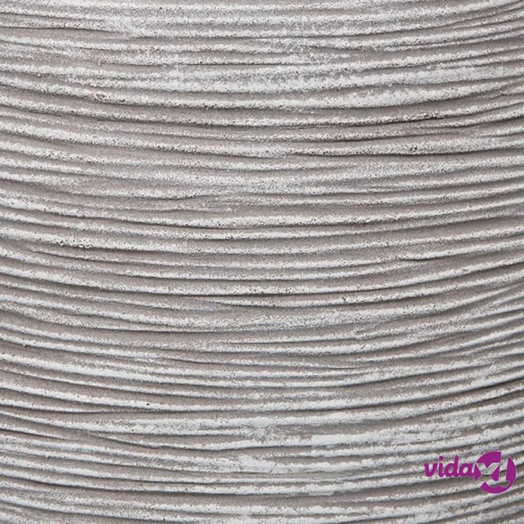 Capi Vaso Nature Rib Elegante Basso 36x47 cm Avorio KOFI782