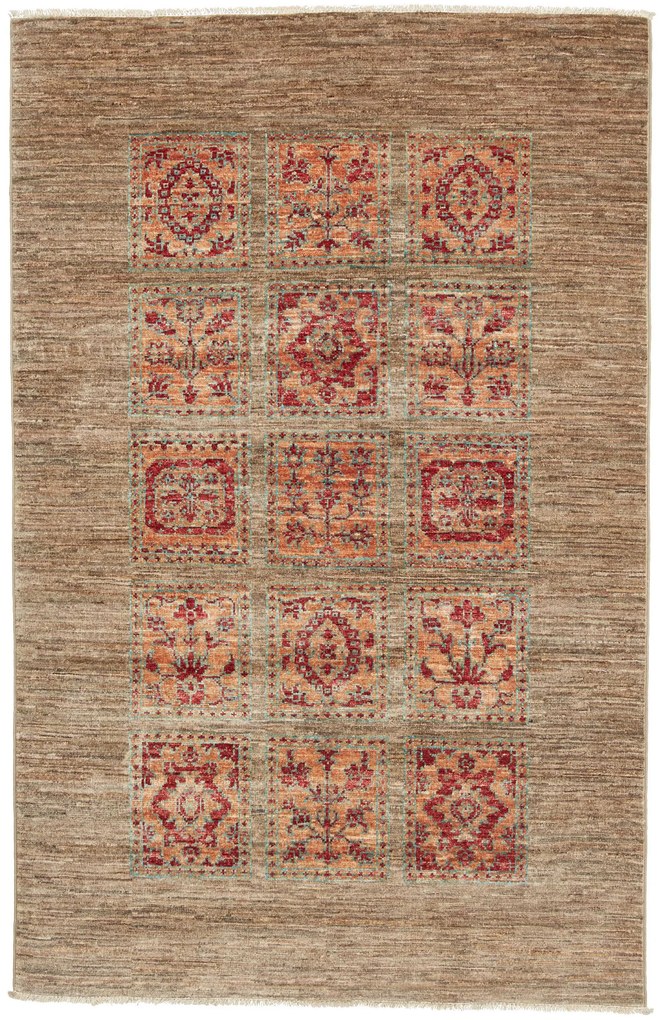 Bakhtiar Tappeto orientale 150 x 100 Grigio (Pakistan) Annodato A Mano