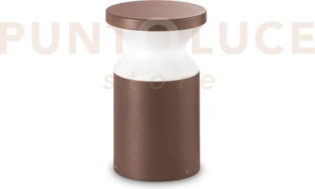 Torre paletto 1 luce attacco e27 22cm ip65 coffee