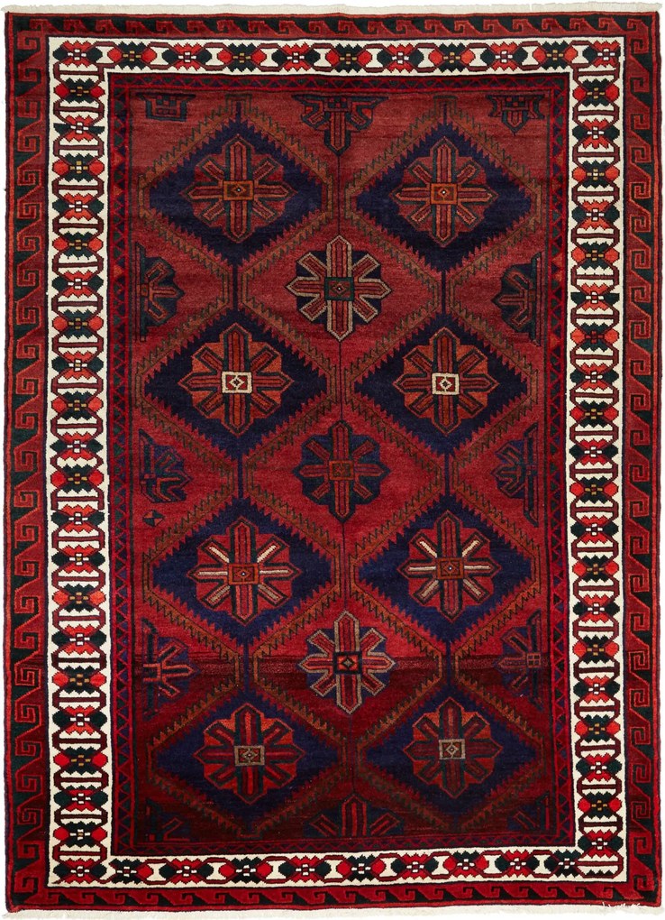 Lori Tappeto 270x200 Rosso (Iran) Annodato A Mano