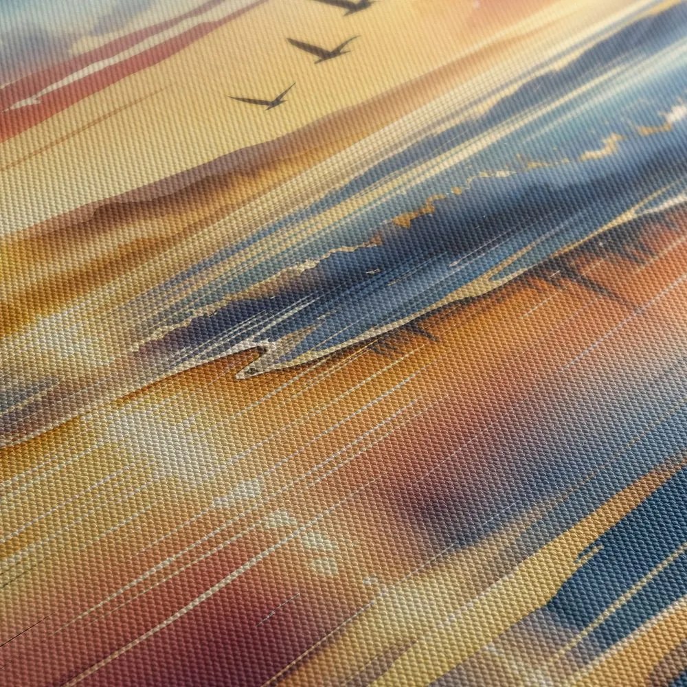 Quadro su tela – Spiaggia al tramonto