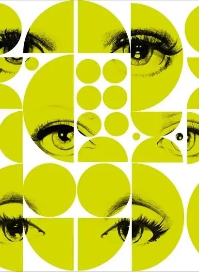 Mindthegap Carta da parati Eyes and Circles - WP20085